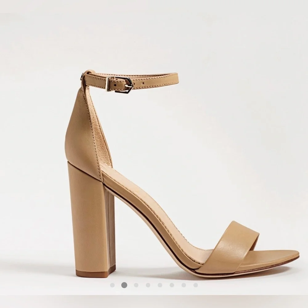 Sam Edelman Yaro Block Heel Sandal Size 7 - Picture 2 of 8